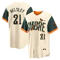 Men's No.21 Ryan Helsley Baltimore Orioles Cream Limited 2026 City Connect Stadium Jersey