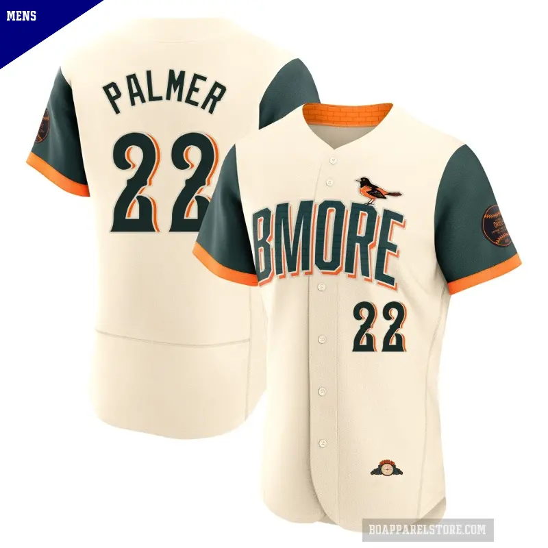 Men's No.22 Jim Palmer Baltimore Orioles Cream Authentic 2026 City Connect Stadium Jersey