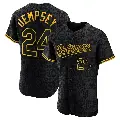 Men's No.24 Rick Dempsey Baltimore Orioles Black Authentic Snake Skin City Jersey