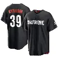 Youth No.39 Andrew Kittredge Baltimore Orioles Black Replica 2023 City Connect Jersey