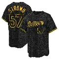 Youth No.57 Kade Strowd Baltimore Orioles Black Replica Snake Skin City Jersey